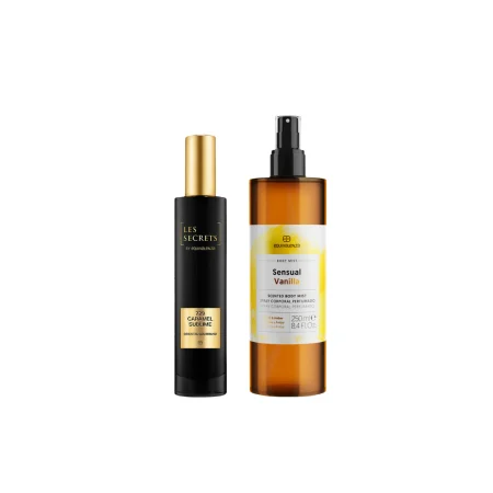 Branduri - Pachet Promo: Apa de Parfum Caramel Sublime 729 Les Secrets, 50 ml + Spray de Corp Sensual Vanilla