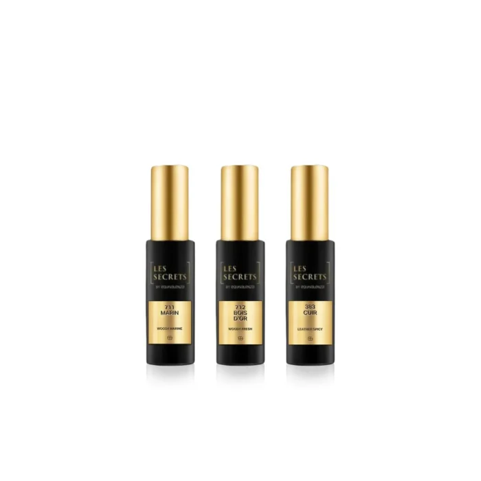 Branduri - Pachet Promo: Apa de Parfum Marin 711 Les Secrets, Unisex, 30 ml + Apa de Parfum Bois D'Or 712 Les Secrets, Unisex, 30 ml + Apa de Parfum Cuir 383 Les Secrets, Unisex, 30 ml