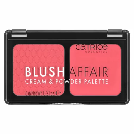 Palete machiaj - Paleta de fard de obraz si iluminator Catrice Blush Affair Cream & Powder Palette 010, 6 g