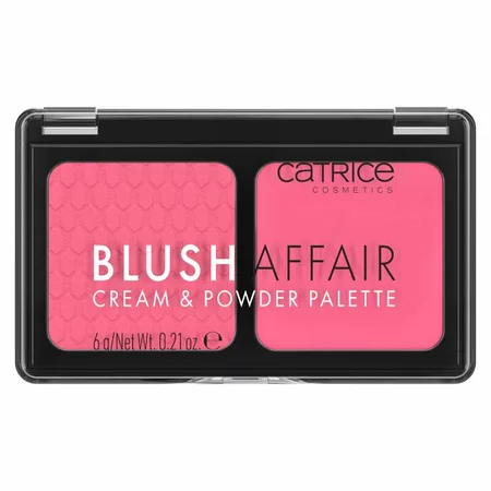 Palete machiaj - Paleta de fard de obraz si iluminator Catrice Blush Affair Cream & Powder Palette 020, 6 g