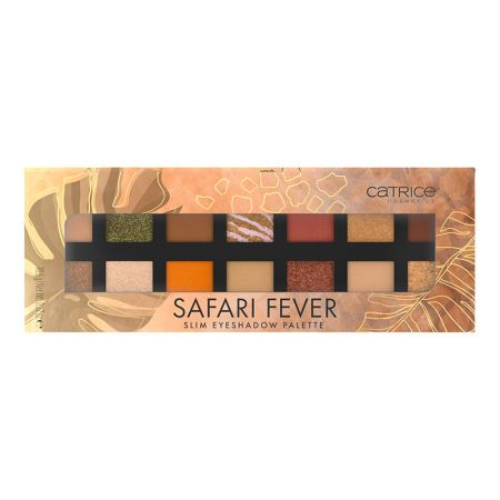 Palete machiaj - Paleta de farduri pentru ochi Catrice Safari Fever Slim Eyeshadow Palette 010, 10.6 g
