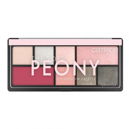 Palete machiaj - Paleta de farduri pentru ochi Catrice The Soft Peony Eyeshadow Palette, 9 g