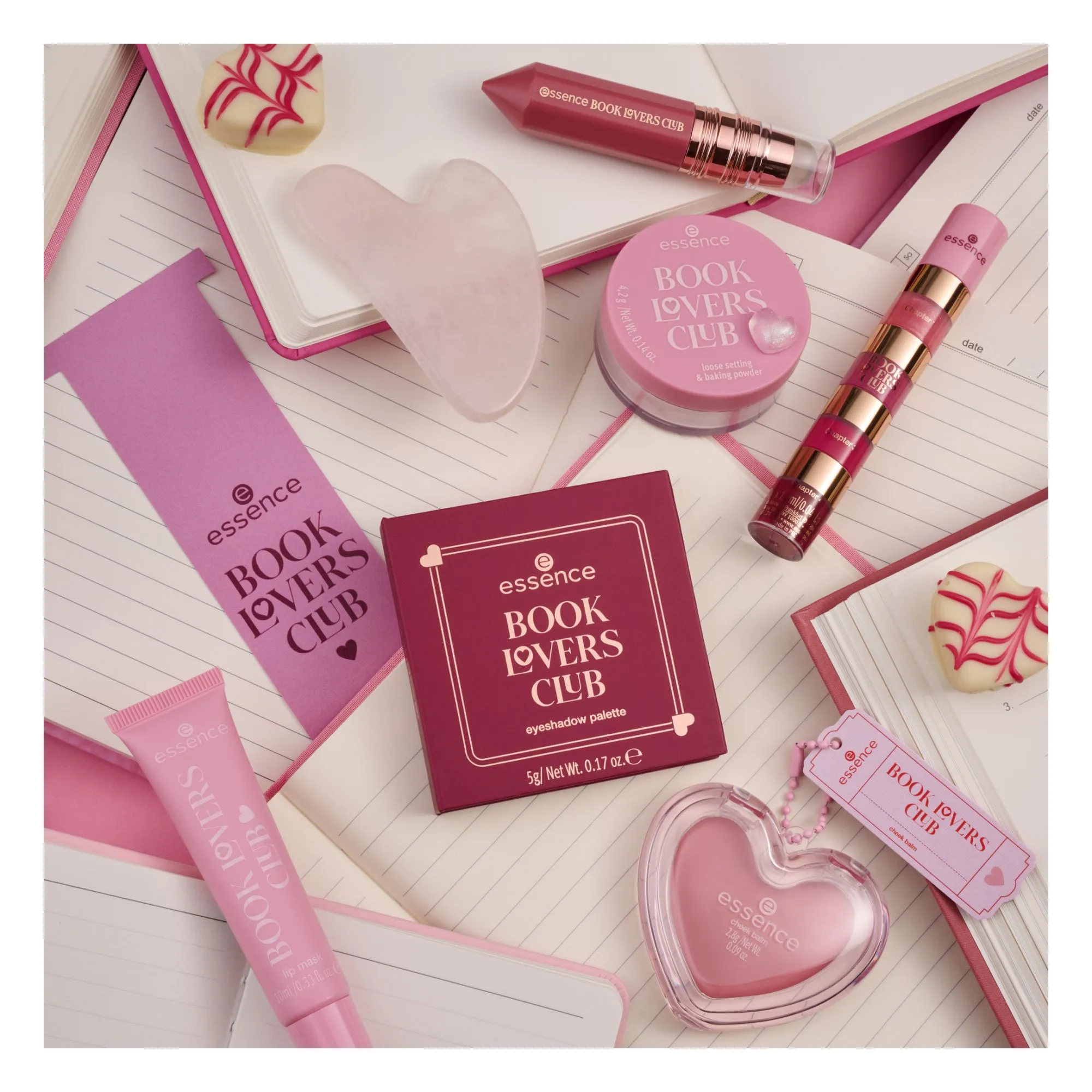 Paleta de farduri pentru ochi chapter, essence, BOOK LOVERS CLUB 01 - Chapter: Love Letters, 5 g [3]
