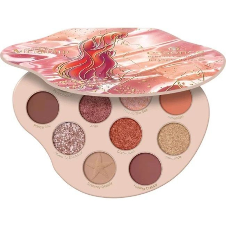 Fard de pleoape - Paleta de farduri pentru ochi, essence, Disney THE LITTLE MERMAID 01 - Dreaming Of Another World, 8.8 g