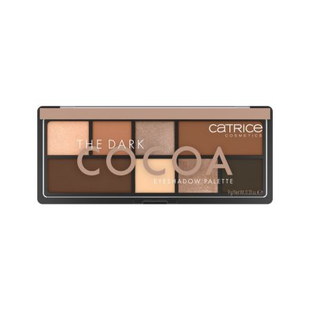Palete machiaj - Paleta farduri pentru ochi Catrice, The Dark Cocoa Eyeshadow Palette, 9 g
