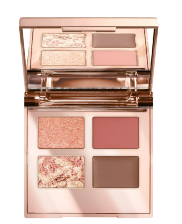 Fard de pleoape - Paleta farduri pentru ochi ESPRESSO YOURSELF Eyeshadow Quattro C01 - Rosé Roast, 5.6 g, Catrice