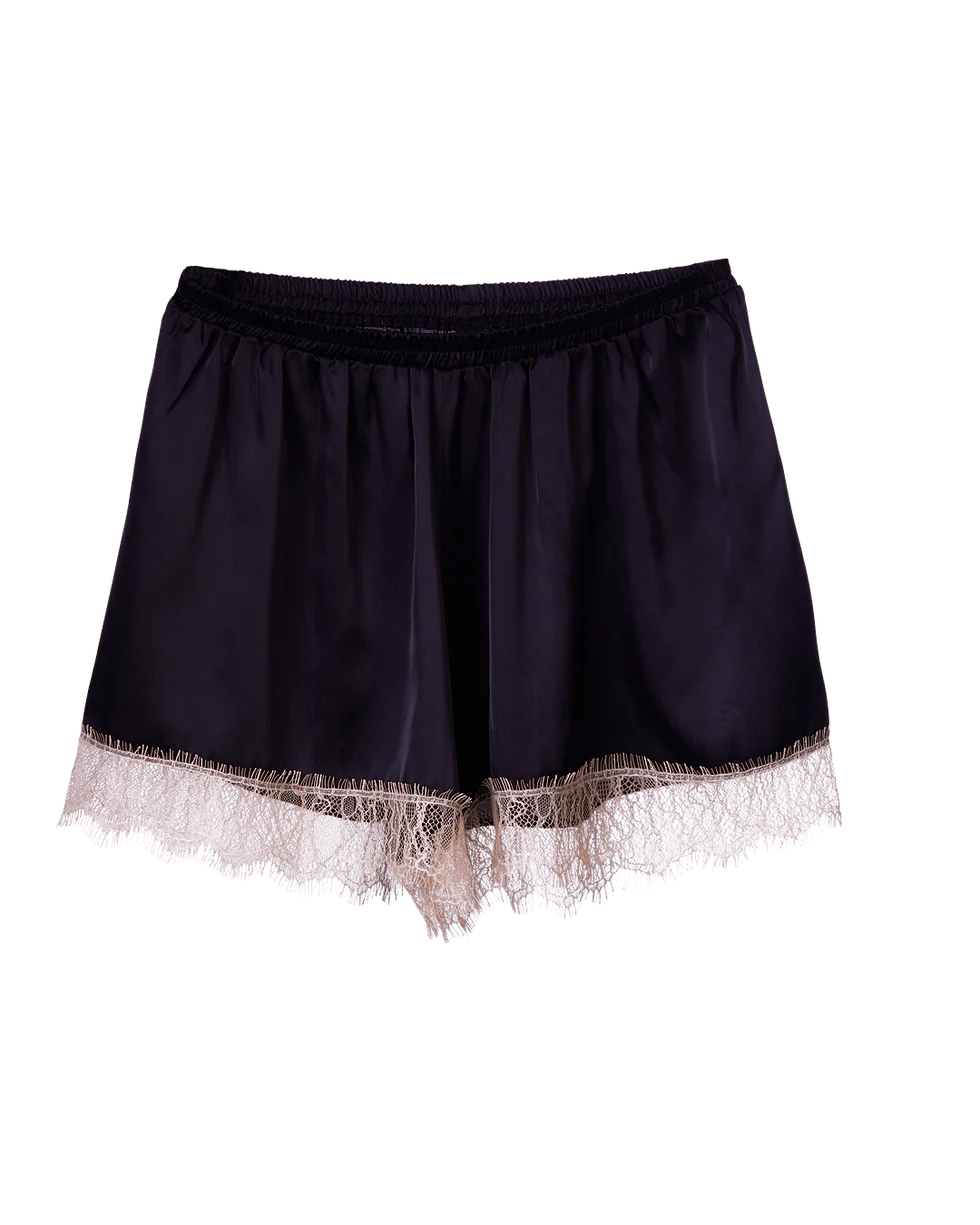 Noblesse Oblige - Pantaloni Scurți din  mătase Luna neagră , Noblesse Oblige