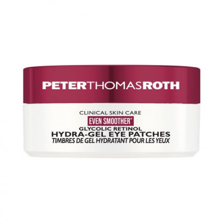 Creme si geluri pentru ochi - Plasturi pentru ochi Even Smoother Glycolic Retinol Hydra-Gel, 60 bucati, Peter Thomas Roth