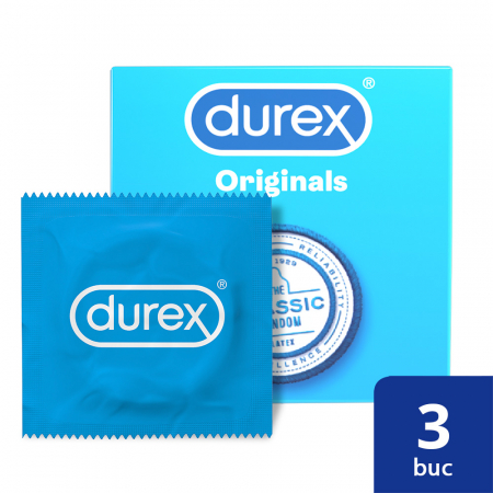 Prezervative - Prezervative Classic, 3 buc, Durex