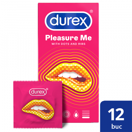 Prezervative - Prezervative Emoji Pleasure Me 12 buc, Durex