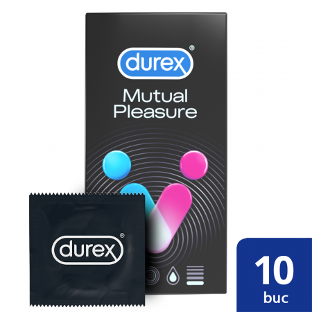 Prezervative - Prezervative Mutual Pleasure 10 bucati, Durex