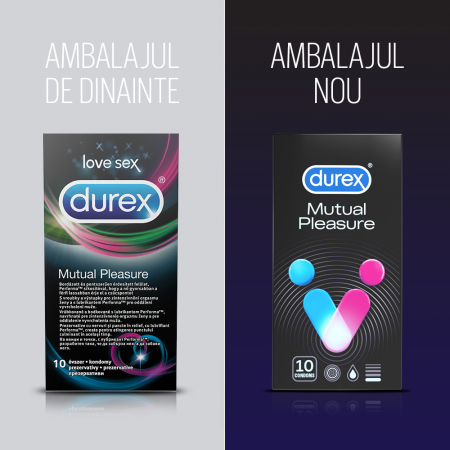 Prezervative Mutual Pleasure 10 bucati, Durex [1]