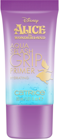 Fond de ten si baza de machiaj - Primer pentru fata Aqua Splash Grip, Catrice, Disney Alice in Wonderland C01 - Nothing Is Impossible, 30 ml