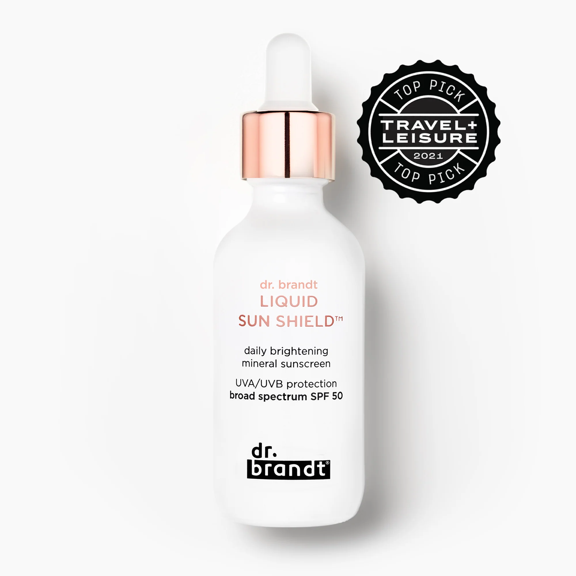 Dr. Brandt - Protectie solara lichida cu SPF50 Bright This Way Liquid Sun Shield, 50 ml, Dr. Brandt