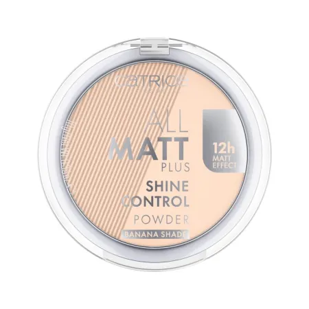 Ten - Pudra compacta All Matt Plus Shine Control Powder 002 Banana Bright, 10 g, Catrice