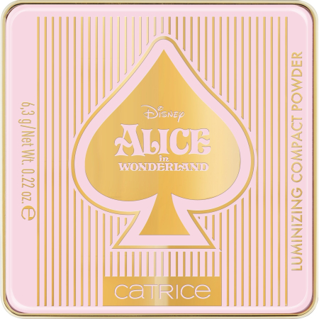 Pudra compacta iluminatoare, Catrice, Disney Alice in Wonderland C01 - Slightly Confused, 6.3 g [1]