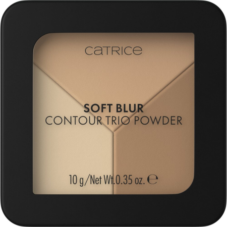 Catrice - Pudra pentru contur Soft Blur Trio C010 - Cool Harmony