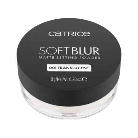 Pudra - Pudra pentru fixare mata Soft Blur Matte Setting Powder 001 Translucent, 8g, Catrice