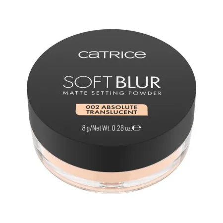 Pudra - Pudra pentru fixare mata Soft Blur Matte Setting Powder 002 Absolute Translucent, 8g, Catrice
