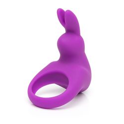 Branduri - Rechargeable Silicone Rabbit Cock Ring Purple (Purple), Happy Rabbit
