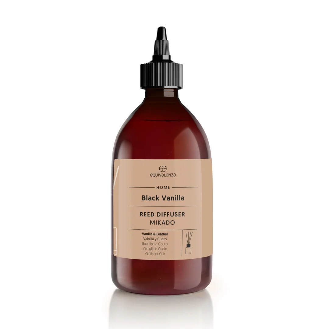 Equivalenza - Rezerva mikado Black Vanilla, Equivalenza, 500 ml