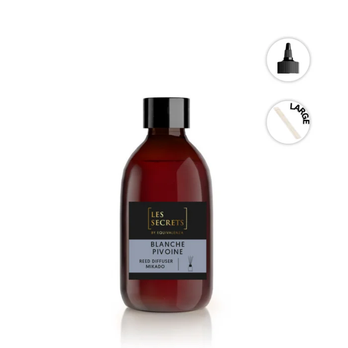 Branduri - Rezerva mikado Les secrets 725 Blanche Pivoine, Equivalenza, 250 ml