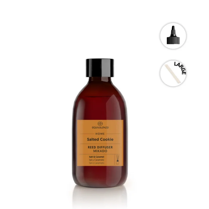 Rezerve parfumuri pentru camera - Rezerva mikado Salted Cookie, Equivalenza, 250 ml