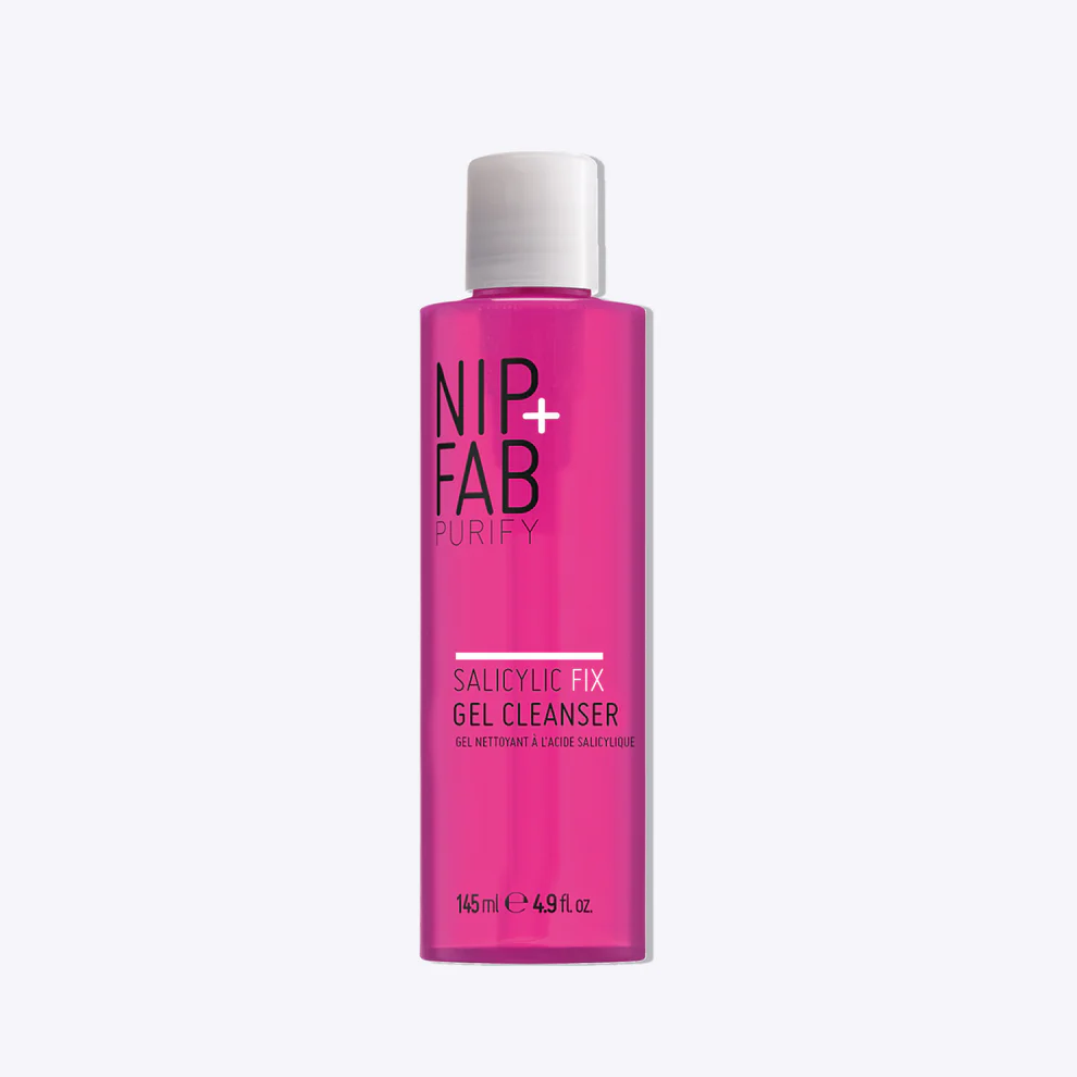 Lotiune de curatare - Salicylic Fix - Gel pentru curatarea fetei, NIP+FAB, 145 ml