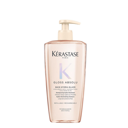 Sampon hidratant pentru par Kerastase GLOSS ABSOLU Bain Crème Hydra Glaze, 500ml