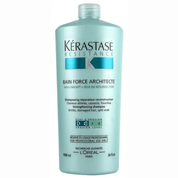 Kerastase - Sampon pentru parul slabit si deteriorat Kerastase RESISTANCE Bain Force Architecte, 1000ml