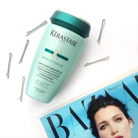Sampon pentru parul slabit si deteriorat Kerastase RESISTANCE Bain Force Architecte, 250ml [2]