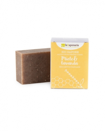 La Saponaria - Sapun solid cu miere si levantica, 100 g