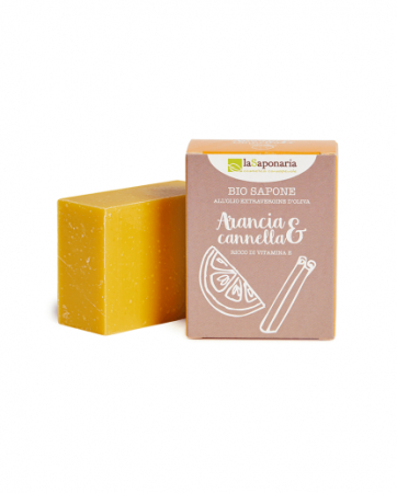 Sapun - Sapun solid cu portocale si scortisoara, 100 g