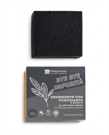 Demachiere Ten - Sapun solid pentru fata Bye Bye Impurities, 70 gr