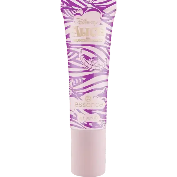 Branduri - Scrub pentru buze, essence, Disney Alice in Wonderland 01 - Smirk & Smile, 10 ml