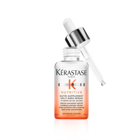 Uleiuri si serumuri pentru par si scalp - Serum pentru varfuri uscate Kerastase NUTRITIVE Nutri-supplement Split Ends Serum, 50ml