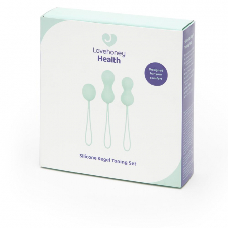 Jucarii sexuale - Set bile Kegel din solicon, LoveHoney Health