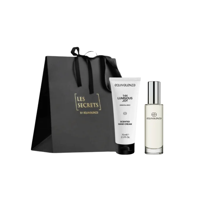 Equivalenza - Set cadou S: 144 Luminous Joy 30 ml + Crema de maini - Femei