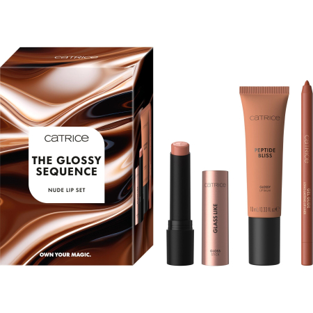 Set pentru buze The Glossy Sequence Nude, Catrice 01 - Glossible!, 1 buc [1]