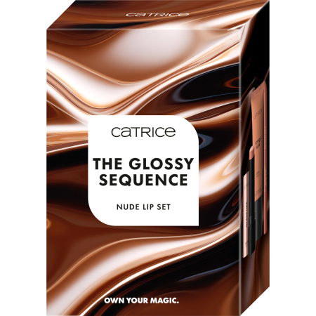 Seturi Make-up - Set pentru buze The Glossy Sequence Nude, Catrice 01 - Glossible!, 1 buc
