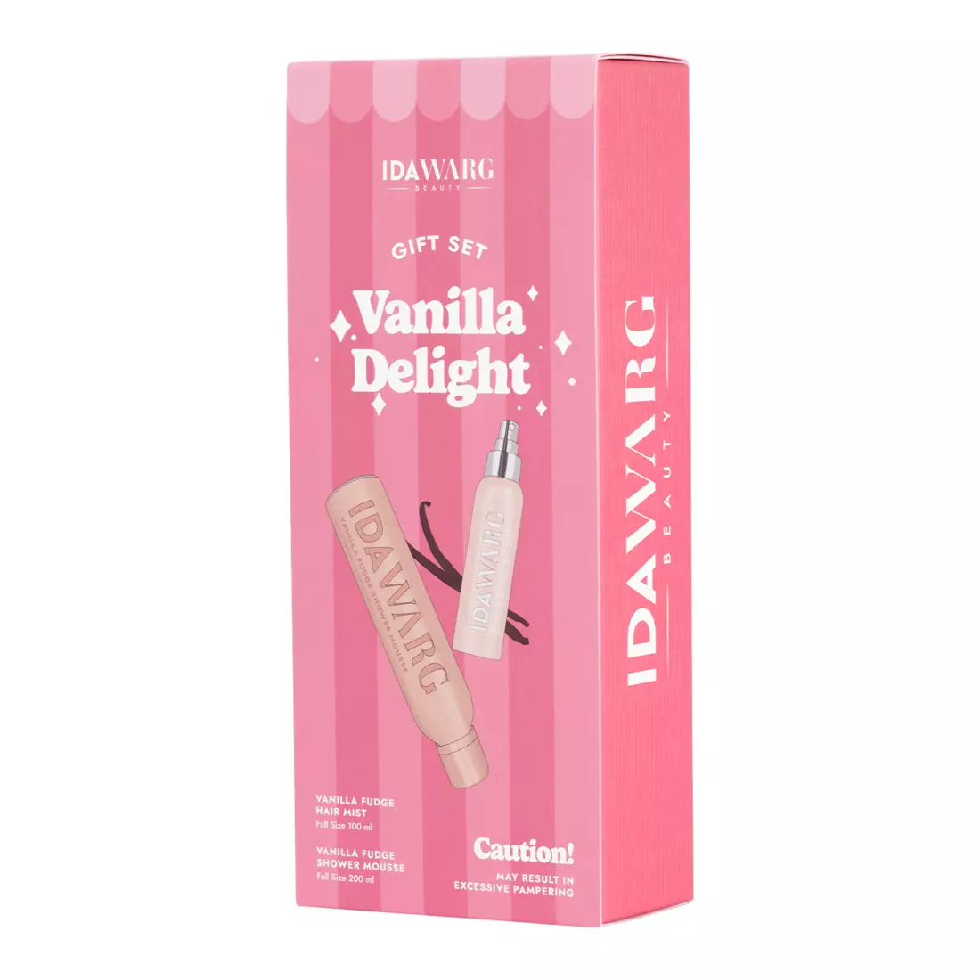Produse pentru baie - Set pentru ingrijirea corpului si parului Vanilla Delight Body & Hair care SE, IDA WARG, 2 buc