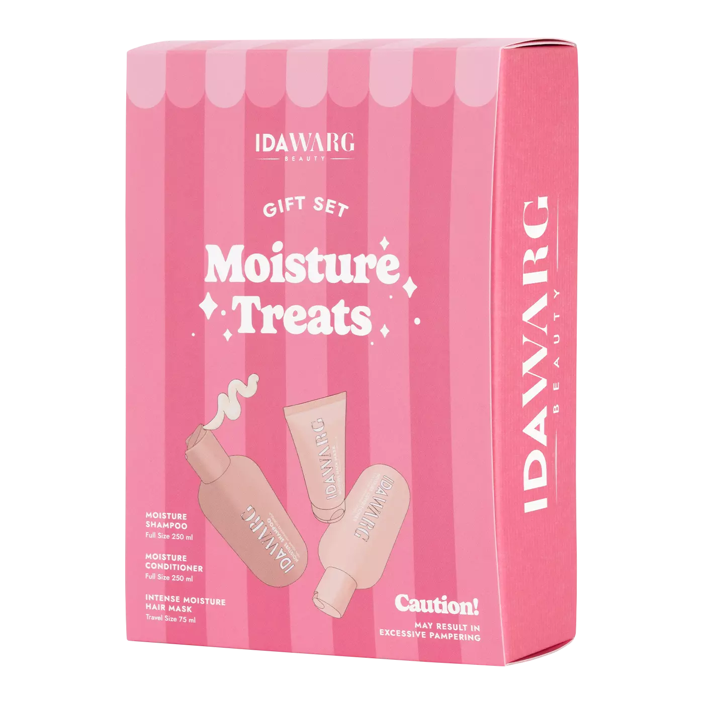 Ingrijire Par - Set pentru ingrijirea parului Moisture Treats Hair care SET, IDA WARG, 3 buc