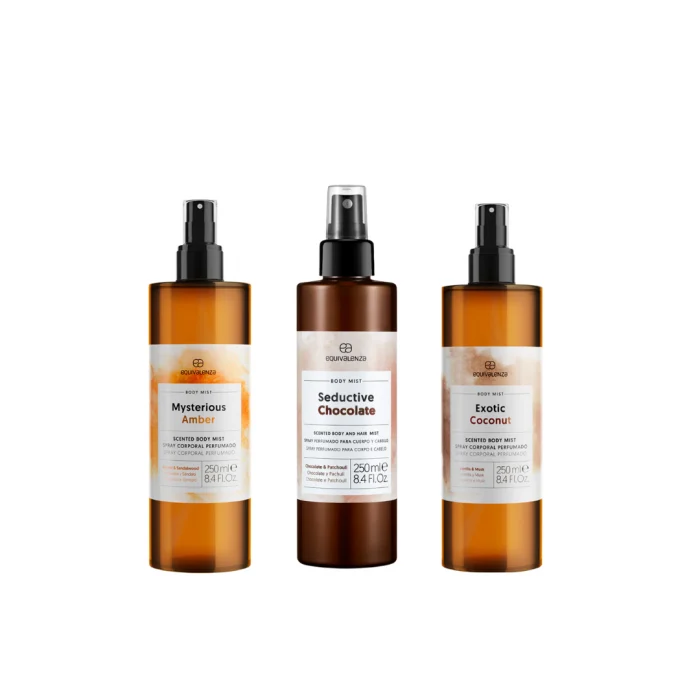 Branduri - Set Spray de Corp: Mysterious Amber, Seductive Chocolate si Exotic Coconut