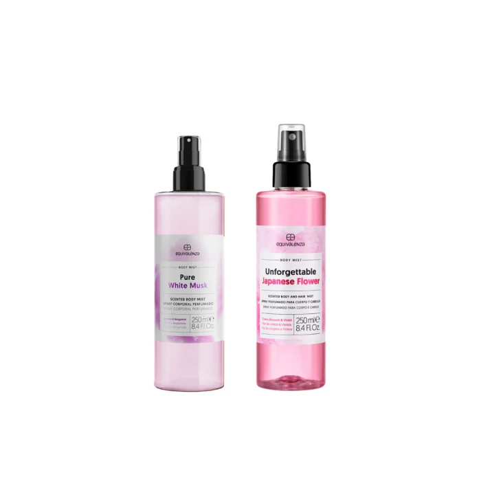 Branduri - Set Spray de Corp: Pure White Musk si Unforgettable Japanese Flower