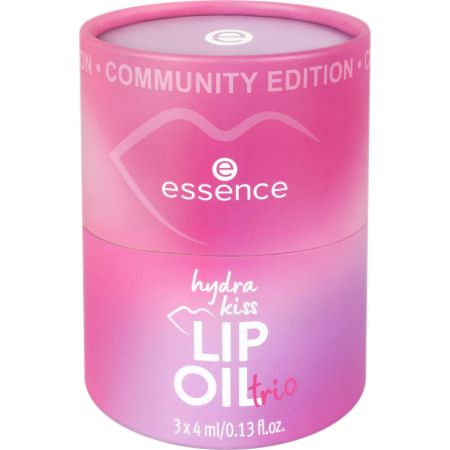 essence - Set Ulei de buze hydra kiss LIP OIL trio 01 - Lip's Choice Awards, 3 x 4 ml, essence