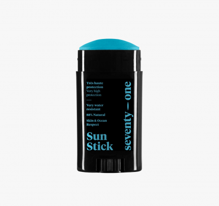 Sun stick The Ocean Blue - Stick protectie solara foarte rezistent la apa pentru fata cu SPF 50+, UVA 34.3 [1]