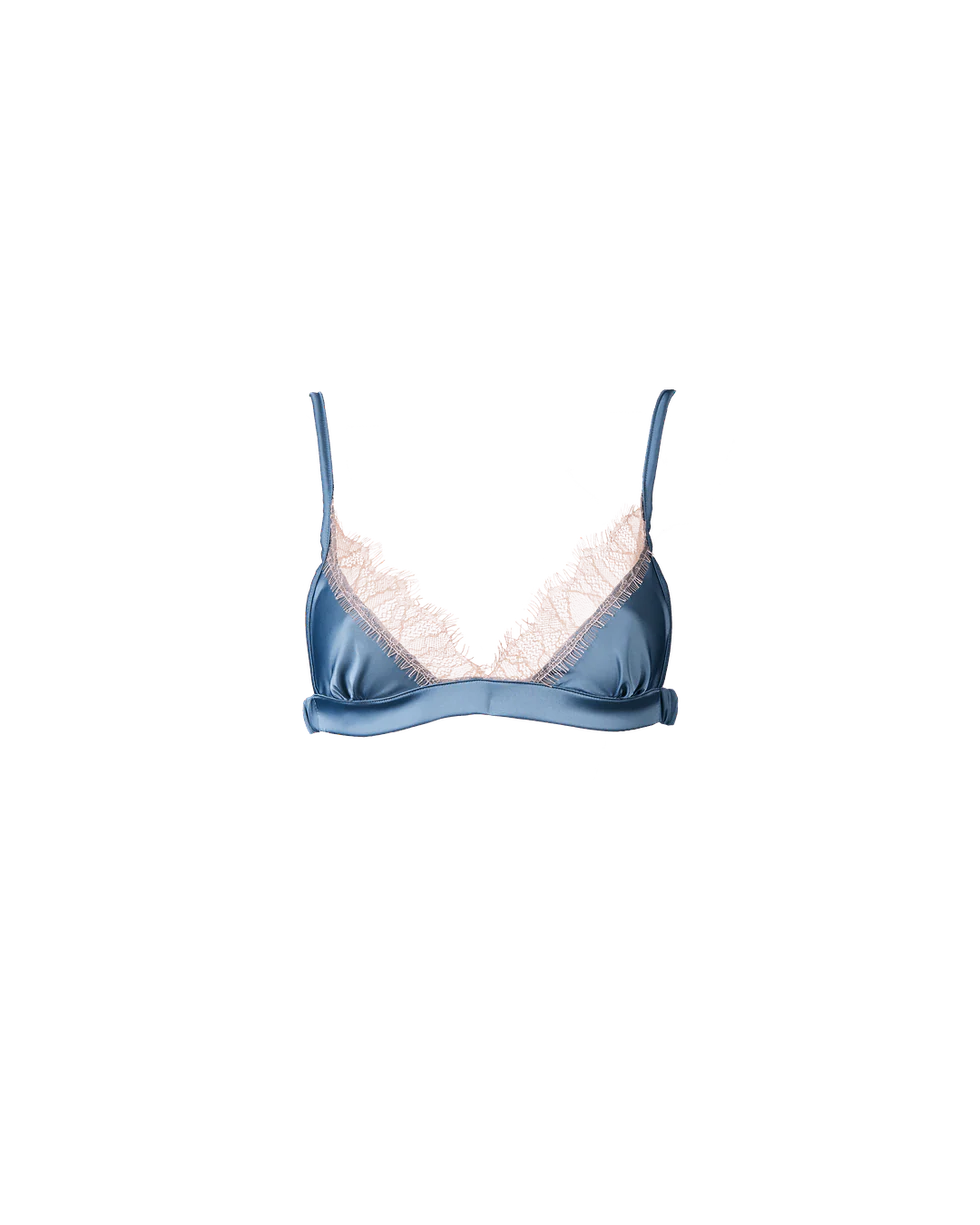 Sutien Triunghiular Luna Bralette albastru Pal, Noblesse Oblige [2]