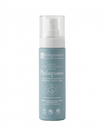 La Saponaria - Toner antioxidant si efect anti-imbatranire cu apa activa Melagrana, 50 ml