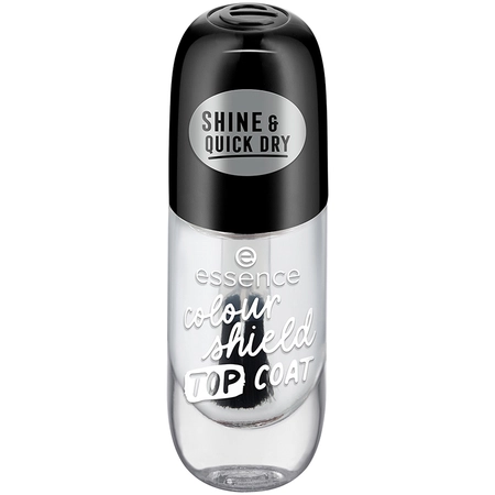 Baza si Top coat - Top coat Essence colour shield TOP COAT, 8 ml