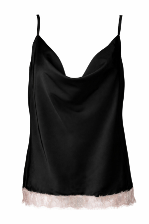 Top din mătase Luna negru, Noblesse Oblige [1]